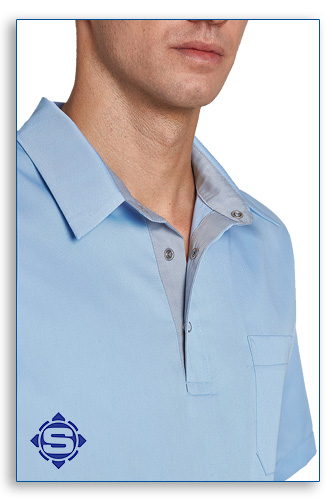 Damen / Herren UNISEX Schlupfkasack mit bestem Tragekomfort, sehr leichtes H´Gewebe, in Polo Optiki