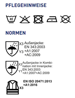 PSA 2 Warnschutz Winterparka
