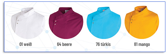 Herren Kochjacke in 5 verschiedenen Farben 