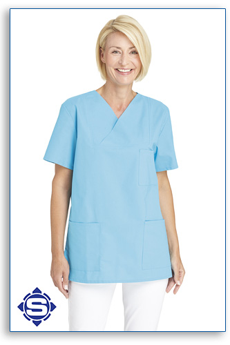 Unisex Schlupfkasack Schlupfjacke+Schlupfhose Set Medizin Arzt Uniform Berufskleidung Krankenschwester Kasack Bekleidung Allence Heiß!! 