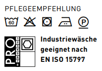 KÜBLER Arbeitskleidung BODYFORCE ist geeignet für die Industriewäsche