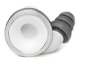 Knops gibt es in 6 verschiedenen Farben / Varianten. Dieser Knops Gehörschutz ist in Weiss mit einem silbernen Drehring versehen. Wählen Sie in unserem Online Shop Ihr Knops Produkt.