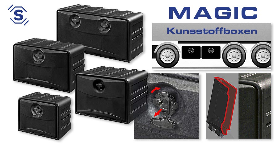 Magictech - Mülleimer Aufbewahrungsbox kfz auto lkw