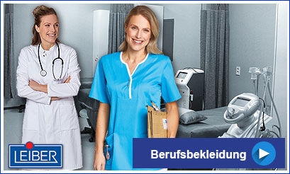 Kasack, Schlupfkasack und Arztmantel sowie weitere medizinische Berufsbekleidung von LEIBER in unserem Online Shop