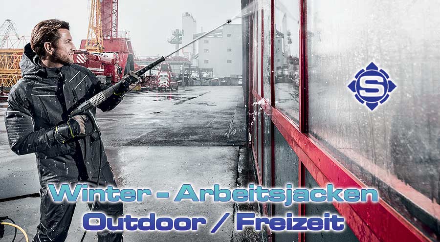 Warme funktionelle Winter Arbeitsjacken, ideal auch als warme Freizeit oder Outdoor Jacken zu nutzen. 