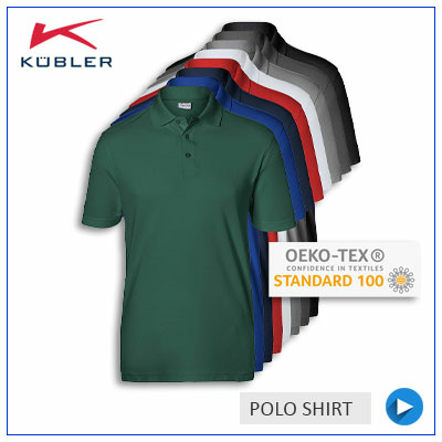 Sehr weiches leichtes Polo Shirt für die Arbeit, ÖKOTEX Standard 100 geprüft