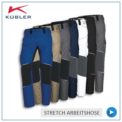 Extrem angenehm & macht jede Bewegung mit, die KÜBLER ACTIVIQ Stretch Arbeitshose, ideal auch für campen & outdoor Aktivitäten