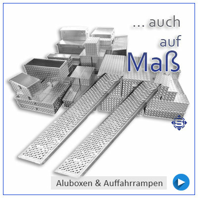 Wir bieten Ihnen ein breites Sortiment von Aluboxen. Ob Deichselboxen, Pickup / Pritschenboxen oder LKW Unterflur / Unterbauboxen, bei uns werden Sie fündig. Wir produzieren Ihre Alubox auch auf Maß.