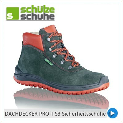 Arbeitsschuhe / Sicherheitsschuhe S3 Dachdecker Profi von SCHÜTZE-SCHUHE