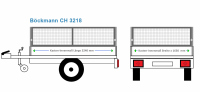 Böckmann Anhängeraufbau CH 3218, 3024 x 1800