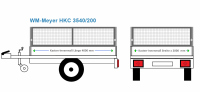 WM-Meyer Anhängeraufbau HKC 3540  - 200, 4000  x 2000