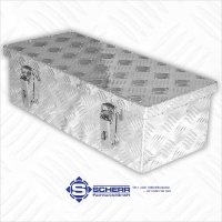 DEICHSEL Aluminium Boxen, L 600 x B 250 x H 190, 29 Liter