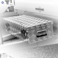DEICHSEL Aluminium Boxen, L 1078 x B 225 x T 255, 61 Liter