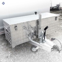 DEICHSEL Aluminium Boxen, L 1078 x B 225 x T 255, 61 Liter