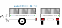 Unsinn Anhängeraufbau UDK 2630 - 13 - 1750, 3060 x...