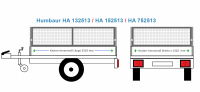 Humbaur Anhängeraufbau HA 132513, 2510  x 1310...