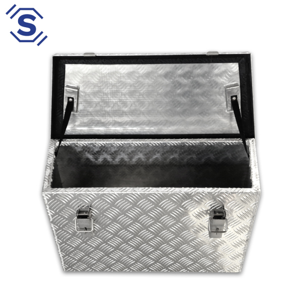 V - FORM, DEICHSEL Aluminium Boxen, L 710 / 600 x B 350 x H 300, 78 Liter
