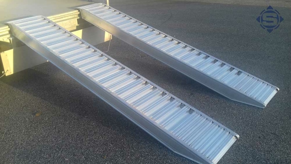 Aluminium Auffahrrampe für Autos - 240 cm - 1,5 Tonnen