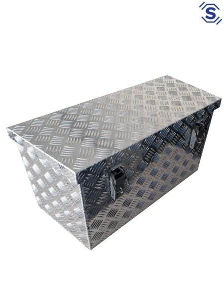 V - FORM, DEICHSEL Aluminium Boxen, L 750 / 650 x B 300 x H 350, 73 Liter