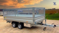 Laubgitter Hapert Anhängeraufbau H-2 2700, 4050 x 1800 100 cm Mit Pendelbordwand