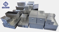 DEICHSEL Aluminium Boxen, L 600 x B 250 x H 150, 23 Liter