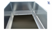 Blechbordwand WM-Meyer Anhängeraufbau HLNK 1323 - 141, 2310  x 1410 100 cm
