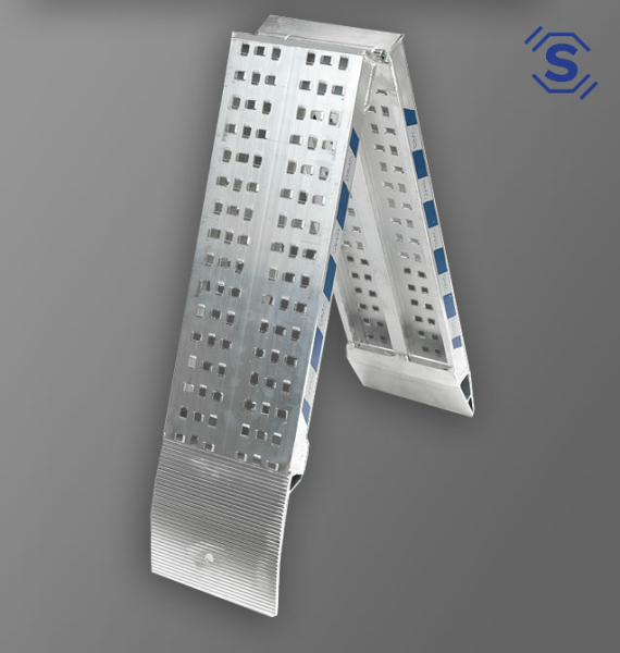 Klappbare Rampe L:3000 B: 200 H: 35mm, Traglast bis 250 Kg