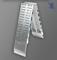 Klappbare Rampe L:1500 B: 300 H: 60 mm, Traglast bis 1220 Kg