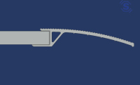 UNSINN ( groß 306 + 366 x 175  ) ALU Auffahrrampen L: 2560, B: 300, H: 50 mm Traglast bis 1550 Kg