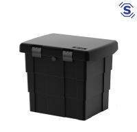 Kunststoff Deichselbox Pitbox 108 Liter, L:655, B:520, H:570 mm