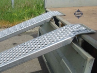 Aluminium Auffahrrampen L: 1500, B: 260 , Traglast bis 1000 Kg