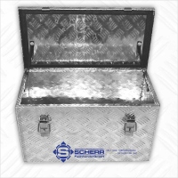 DEICHSEL Aluminium Boxen, L 600 x B 300 x H 350, 63 Liter