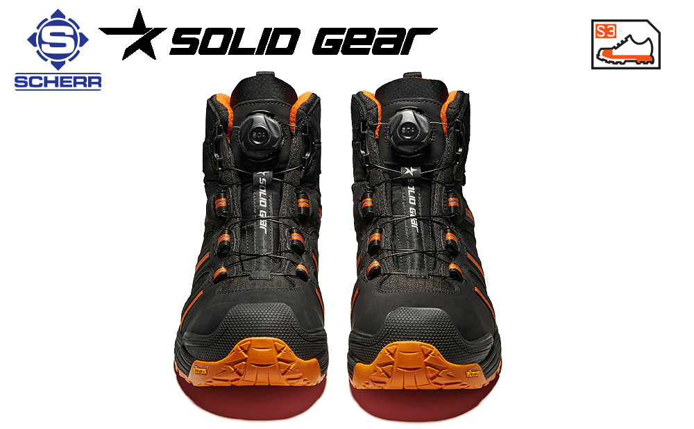 Scarpe Antinfortunistiche Solid Gear Phoenix GTX S3 HRO SRC – Nere, Taglia EU 40, Uomo