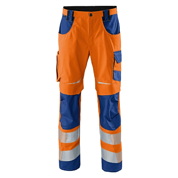 Warnorange / Kbl. Blau