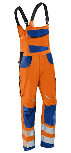 Warnorange / Kbl. Blau