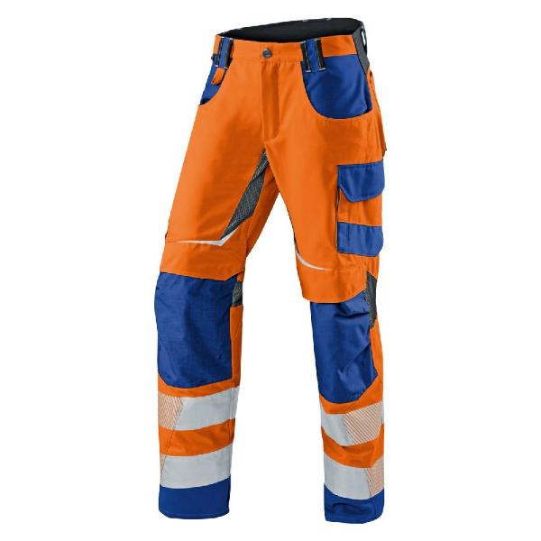 Warnorange / Kbl. Blau