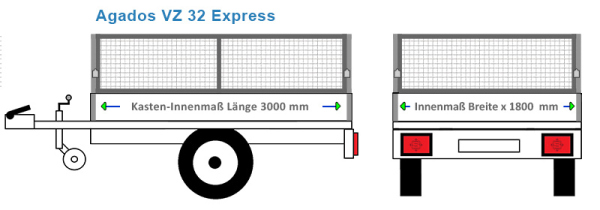 Laubgitter 80 cm STAHL verzinkt