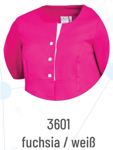 fuchsia/ weiß
